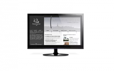 Site internet d'une étude notariale