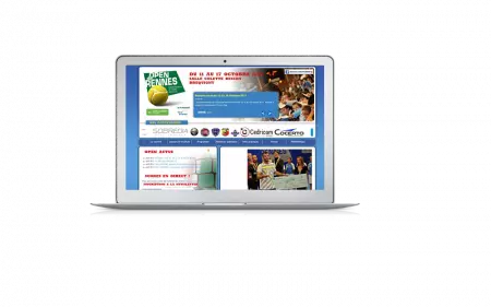 Nouveau site web Open de Rennes de tennis