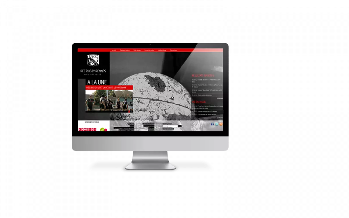 Le nouveau site d'un club associatif