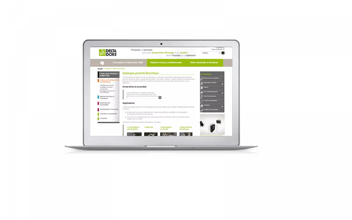 site internet Deltadore2