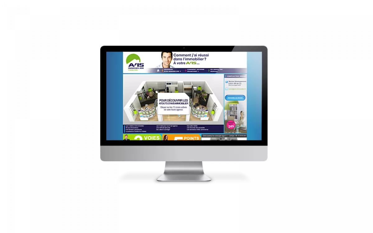 AVIS-Immobilier - Refonte graphique des sites