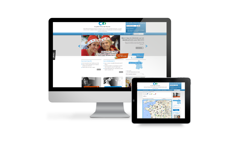 Site internet les petits frères des Pauvres