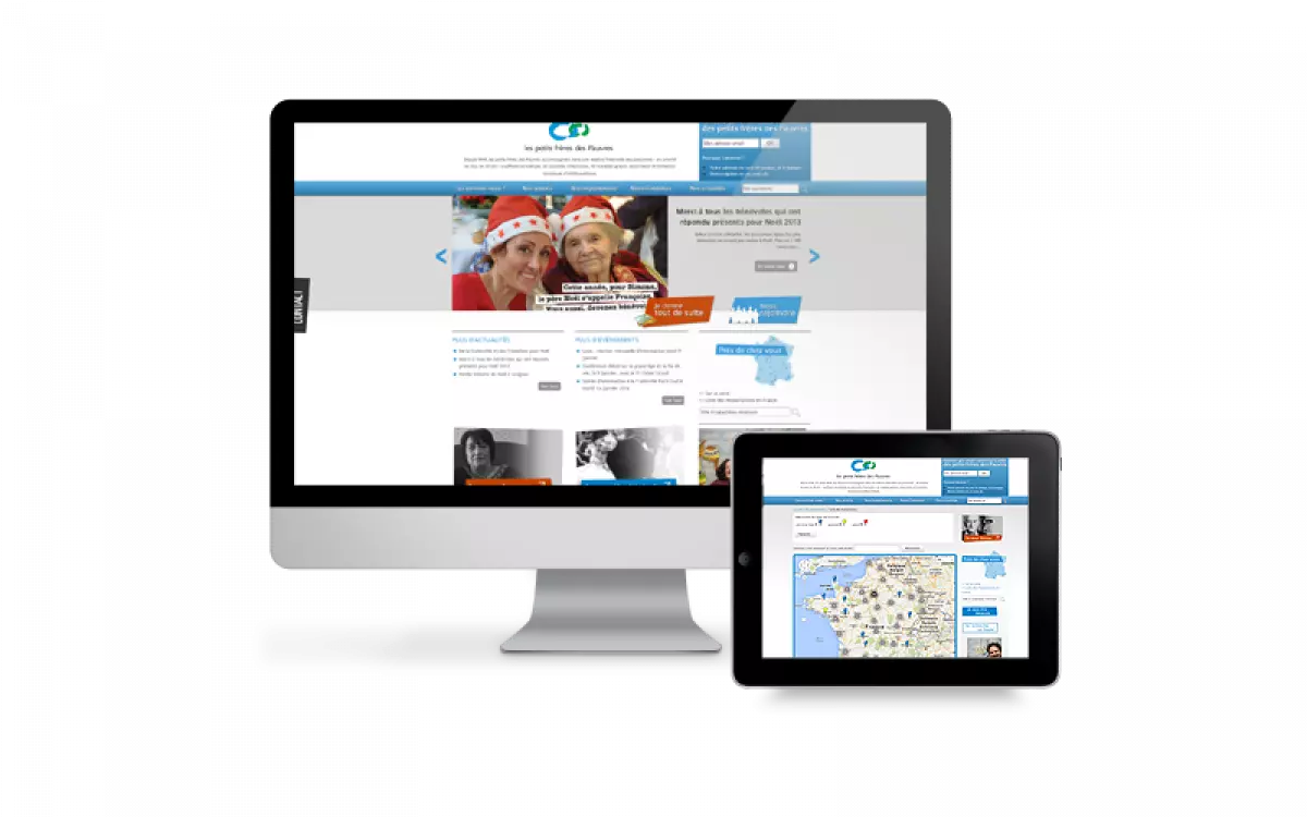 Les Petits Frères des Pauvres (Paris) - Site internet de présentation de l'association