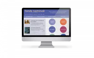 Le site internet du Fonds Nominoë, édité par le CHU de Rennes, réalisé par Versio, agence web