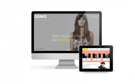 Le site internet RH de Gémo