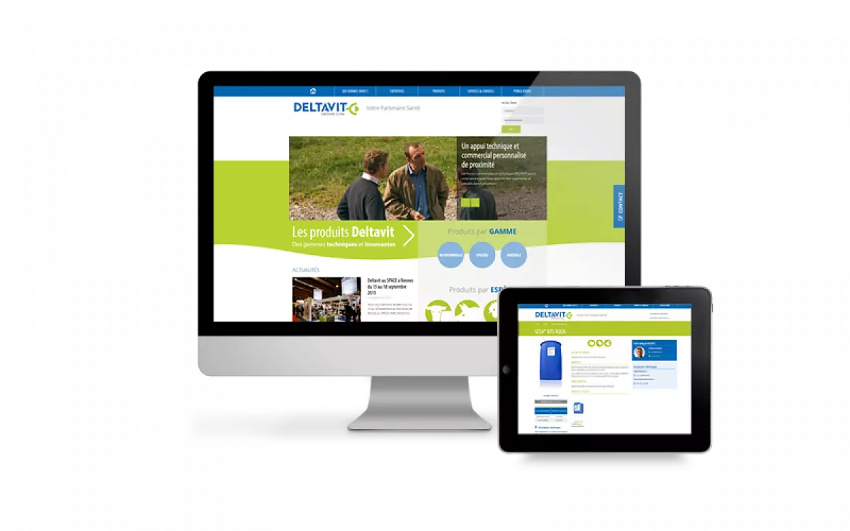 Le nouveau site internet-extranet de Deltavit sort pour le Space 2015