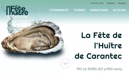 Site web de la Fête de l'Huître de Carantec