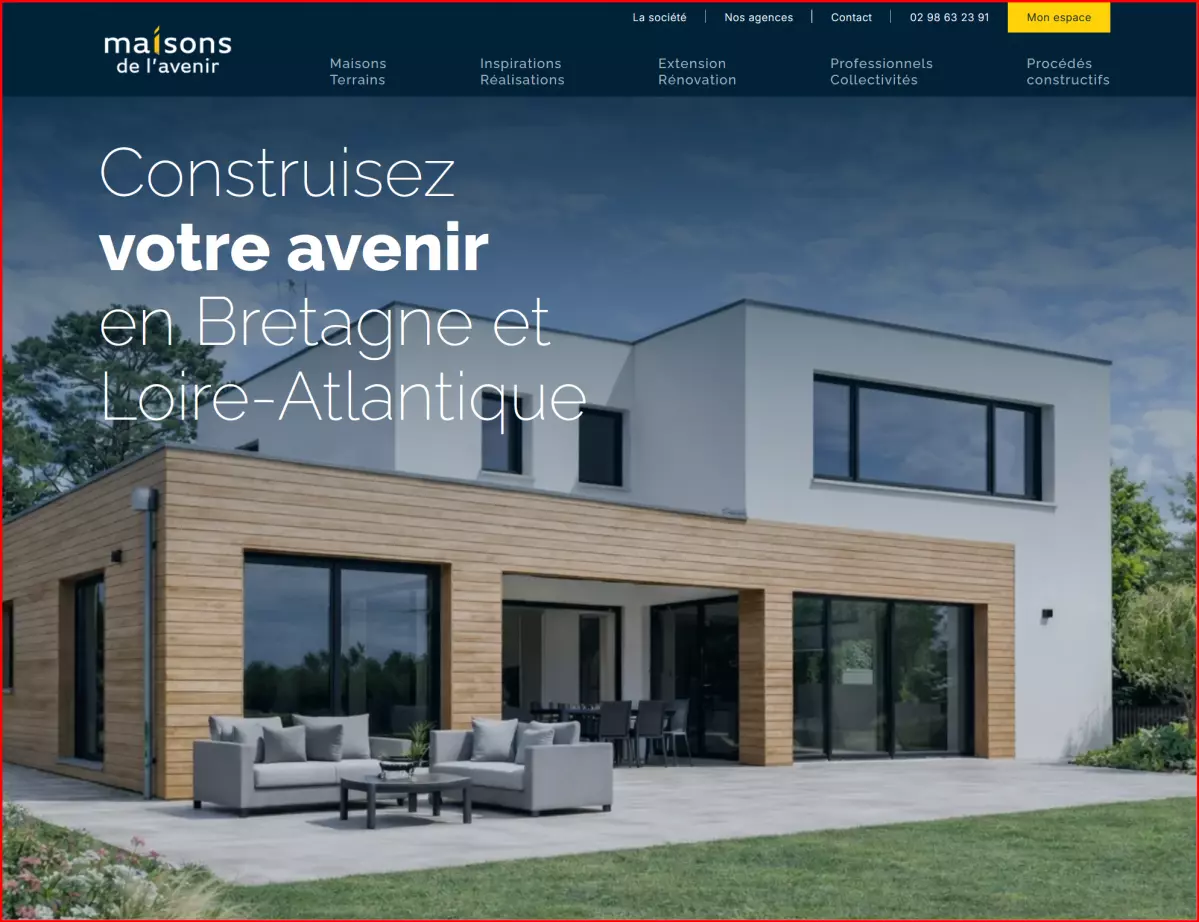 Maisons de l'Avenir confie à Versio la refonte de son site internet