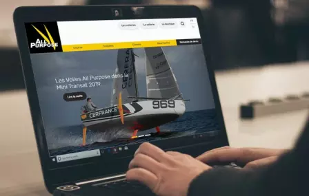 Site Internet des voileries All-Purpose - Carnac - La Trinité-sur-Mer