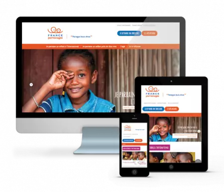 Site internet de l'association France-Parrainages