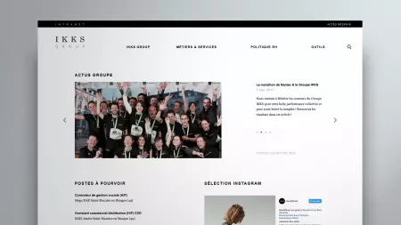 Développement de l'intranet de IKKS GROUP (Nantes, St Macaire-en-Mauges)