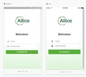 Allice (Paris) - Internet Extranet - Application mobile de type PWA (Progressive Web App)
