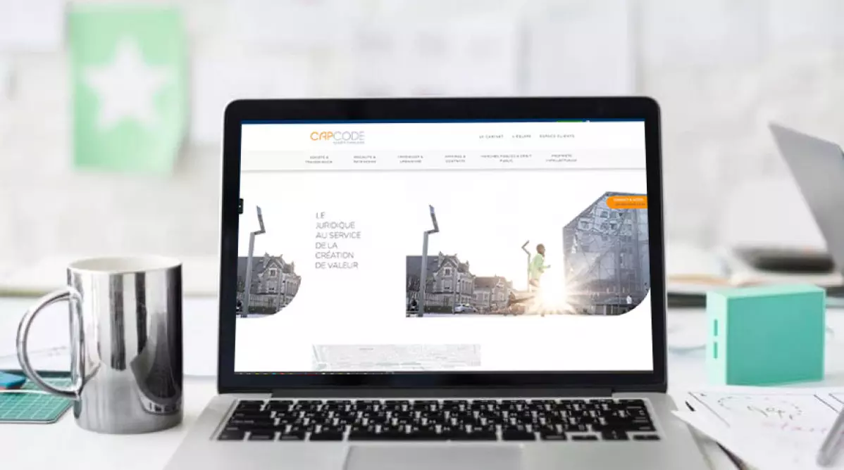 Site internet de la société Cap Code à Rennes