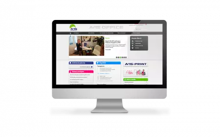Page d'arrivée du réseau d'agences immobilières, AVIS-Immobilier