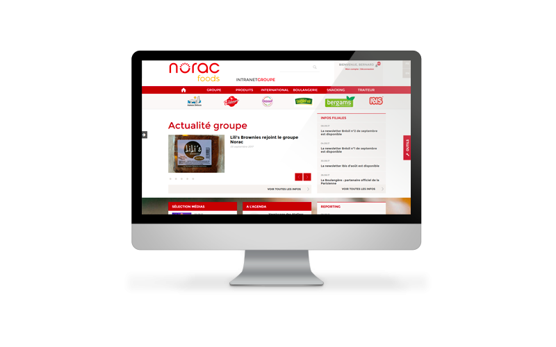 Audit et Cahier des charges de l'intranet du Groupe agro-alimentaire NORAC