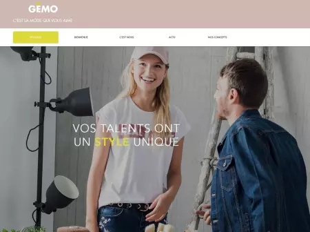 Nouveau web design pour le site RH de Gémo