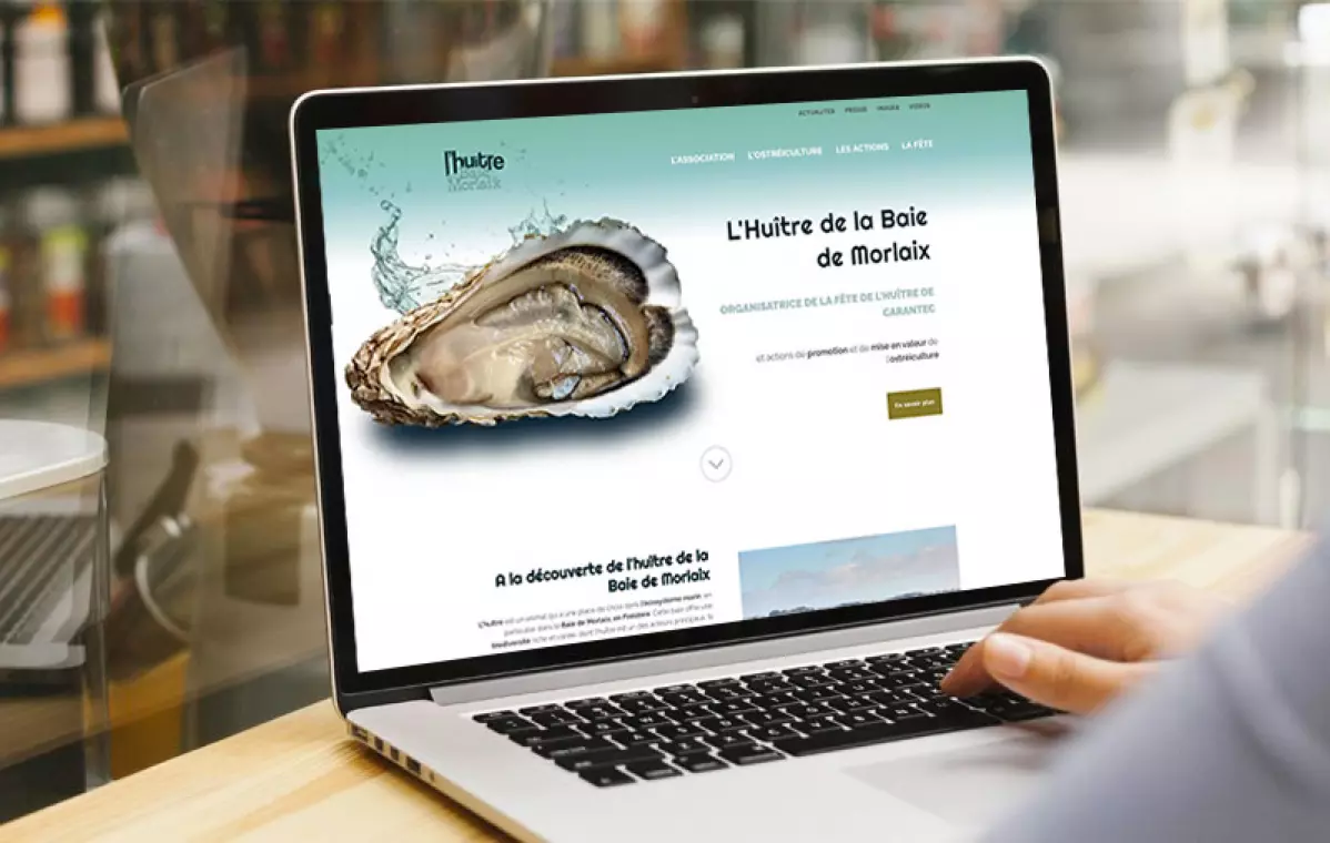 Site web de l'association L'Huître de la Baie de Morlaix