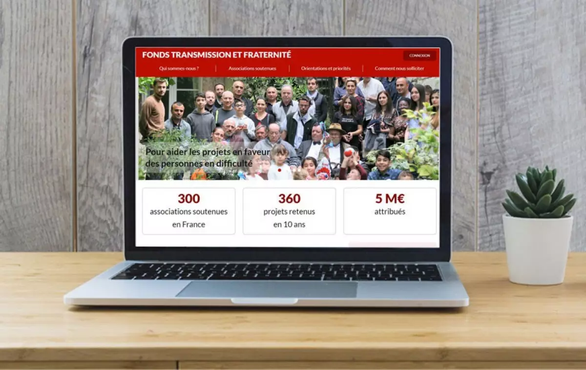 Avis client pour la réalisation de l'extranet du Fonds Transmission et Fraternité
