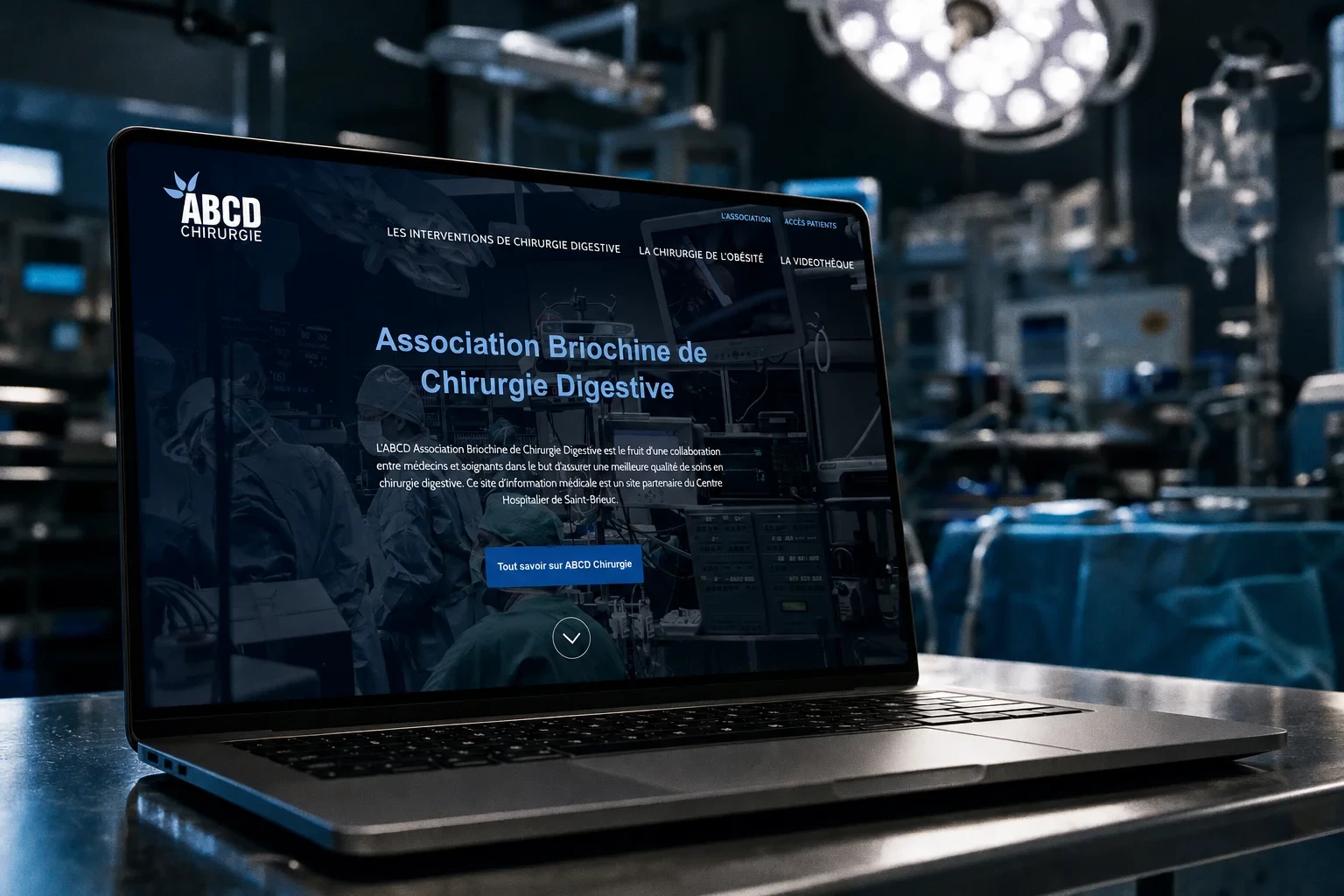 Site internet de ABCD Chirurgie