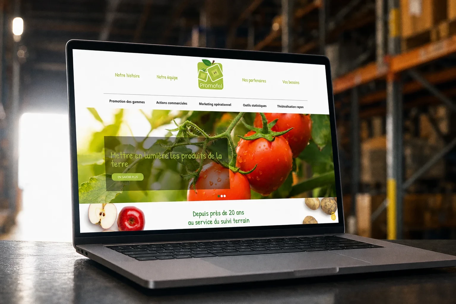 Le site internet de Promofel