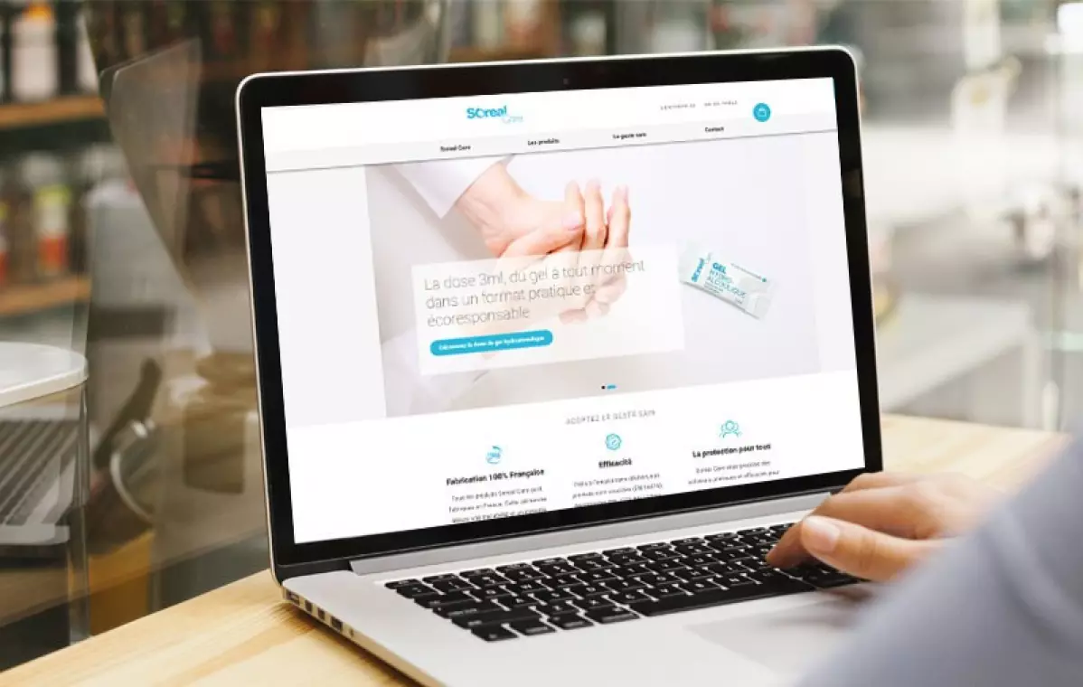 Conception et réalisation du site internet de Soreal-Care, Janzé - Rennes
