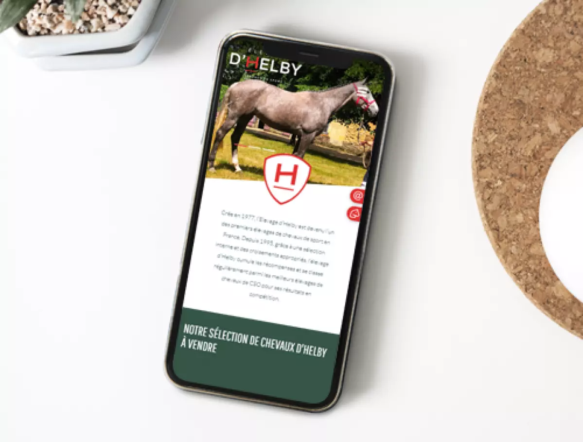 Le nouveau site internet de Elevage d'Helby
