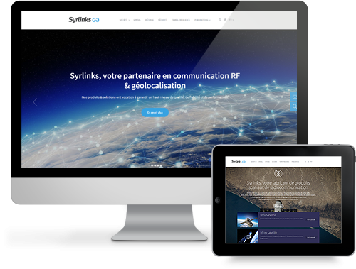 Site internet corporate de Syrlinks