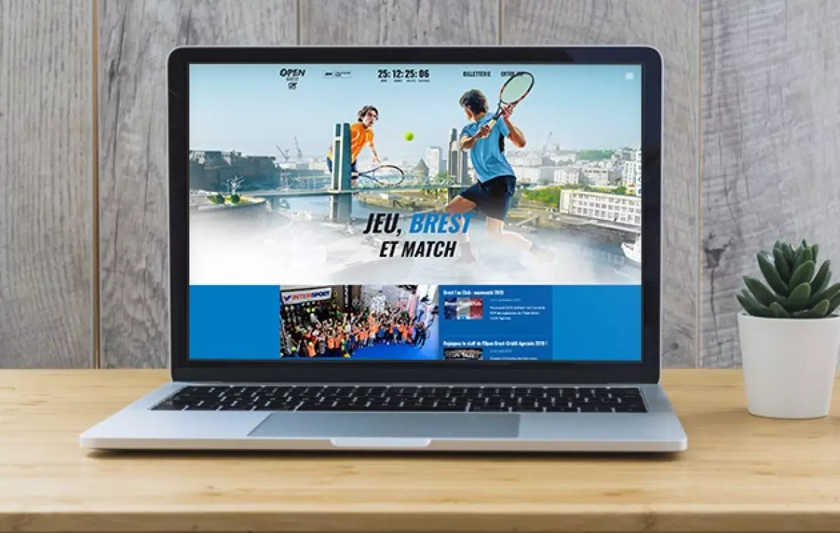 Versio partenaire web de l'Open de tennis de Brest