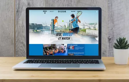Versio partenaire web de l'Open de tennis de Brest